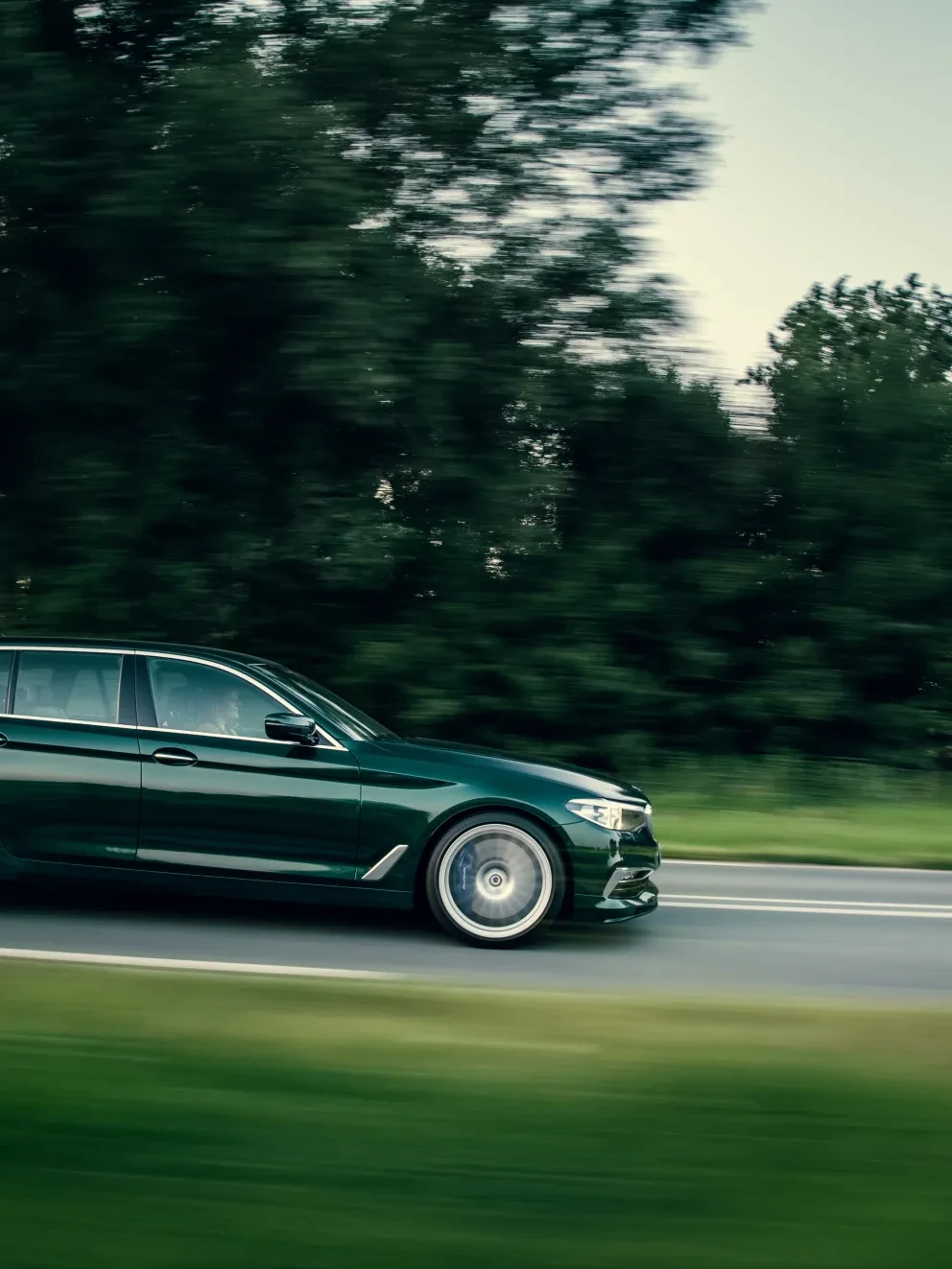 ALPINA B5 Touring G31 Alpina Green II Metallic Exklusivleder Nappa Mokka 2017