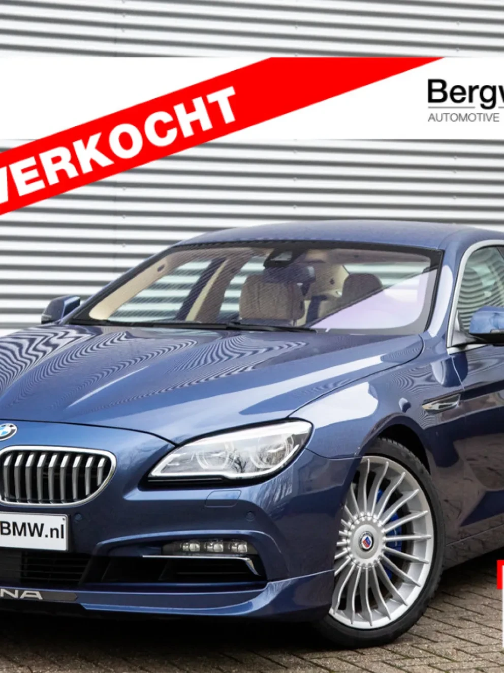 ALPINA B6 Gran Coupe Bi-Turbo Tansanite Blue F06 BMW Individual Volleder bekleding Champagner