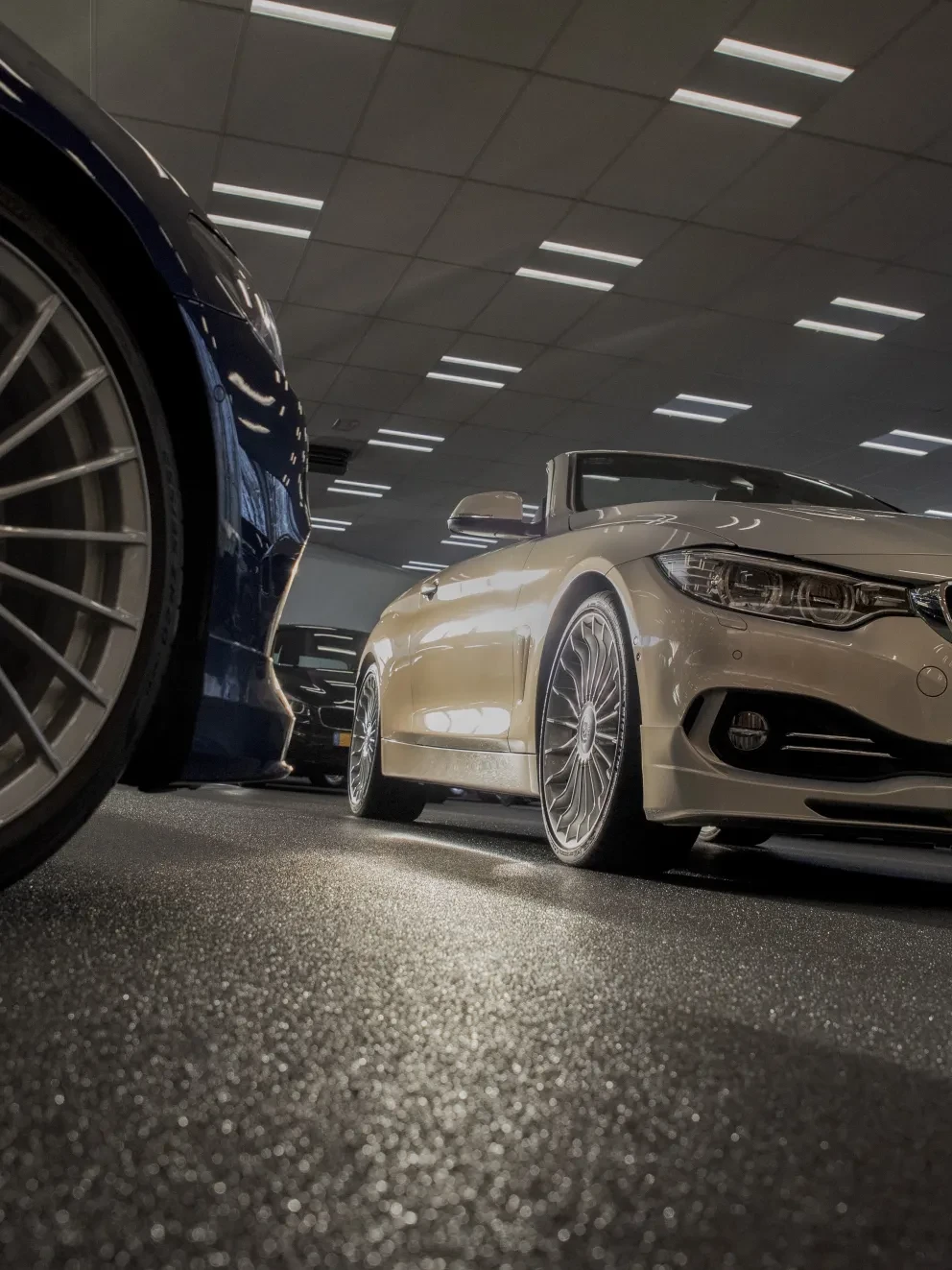 ALPINA B4 Bi-turbo Cabrio Moonstone Pearl Mondstein Lavalina 2 met sperre Bergwerff