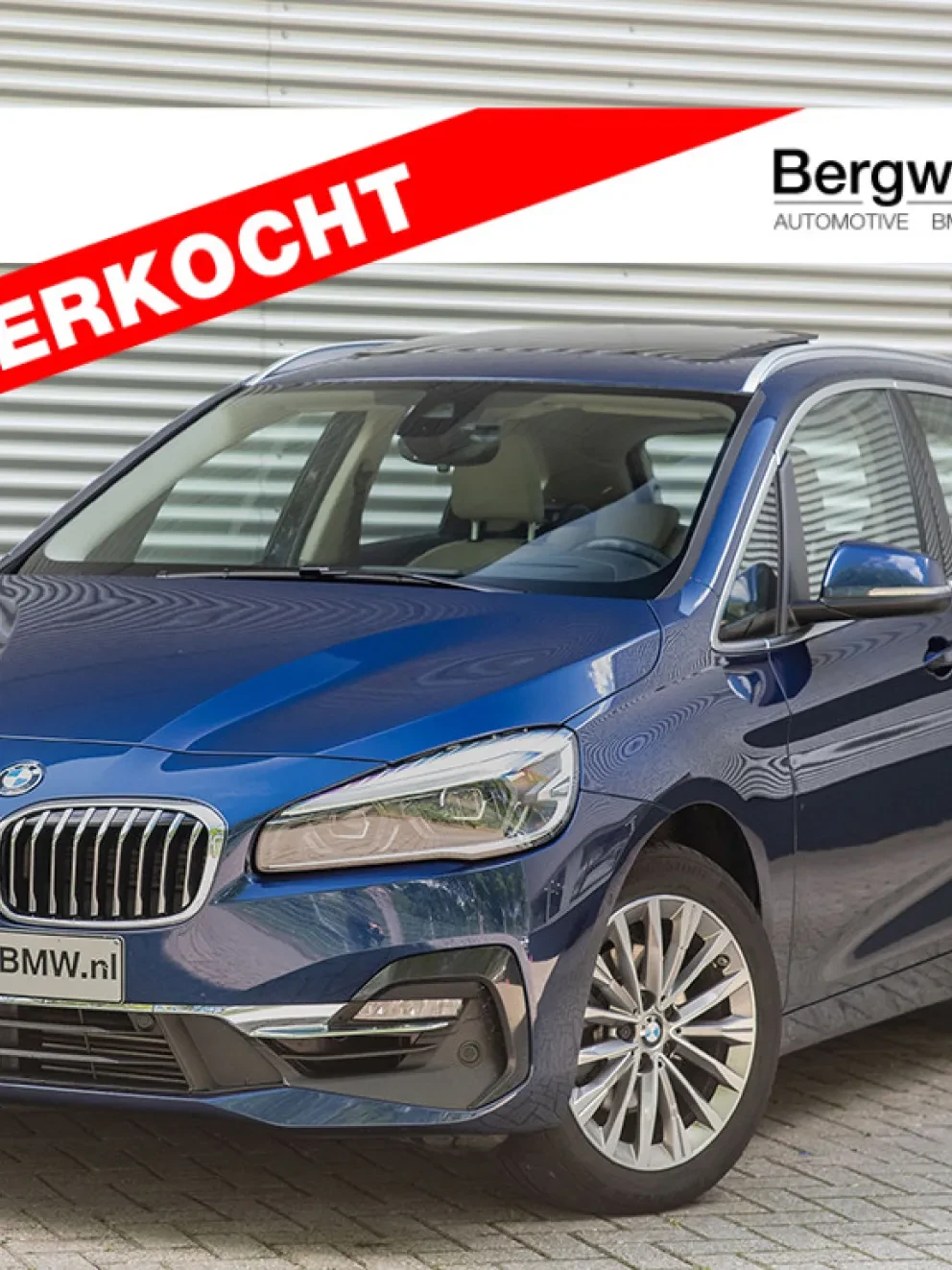 BMW 218i Active Tourer Trekhaak Panoramadak Sportstoelen Mediterranblau Metallic F45 Bergwerff