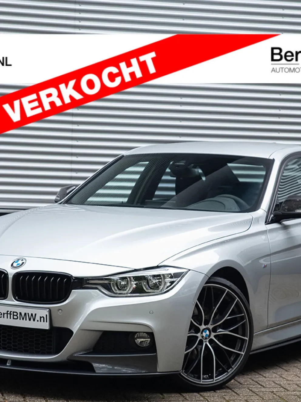 BMW 320i Sedan M Performance Glacier silver Leder dakota schwarz F30 LCI  2018 Bergwerff