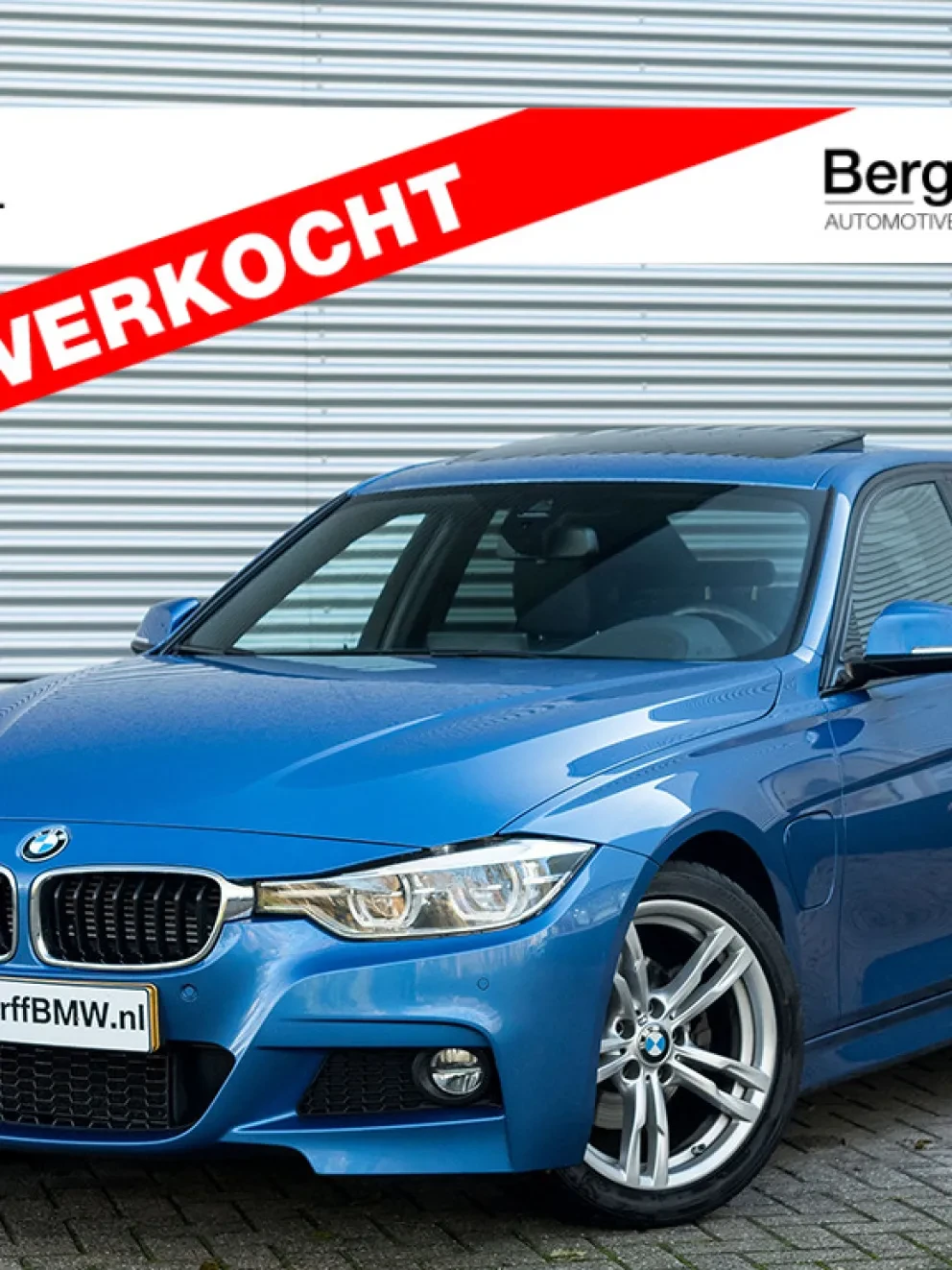 BMW 330e M-Sport Estoril Blau F30 Bergwerff