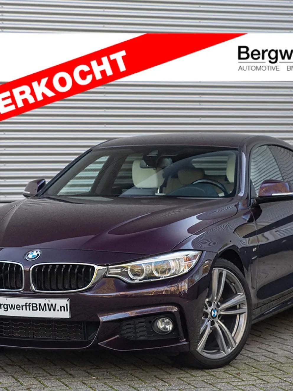 BMW 420i Gran Coupe Individual Mora Metallic Volleder Merino Amarobrown F36 Bergwerff