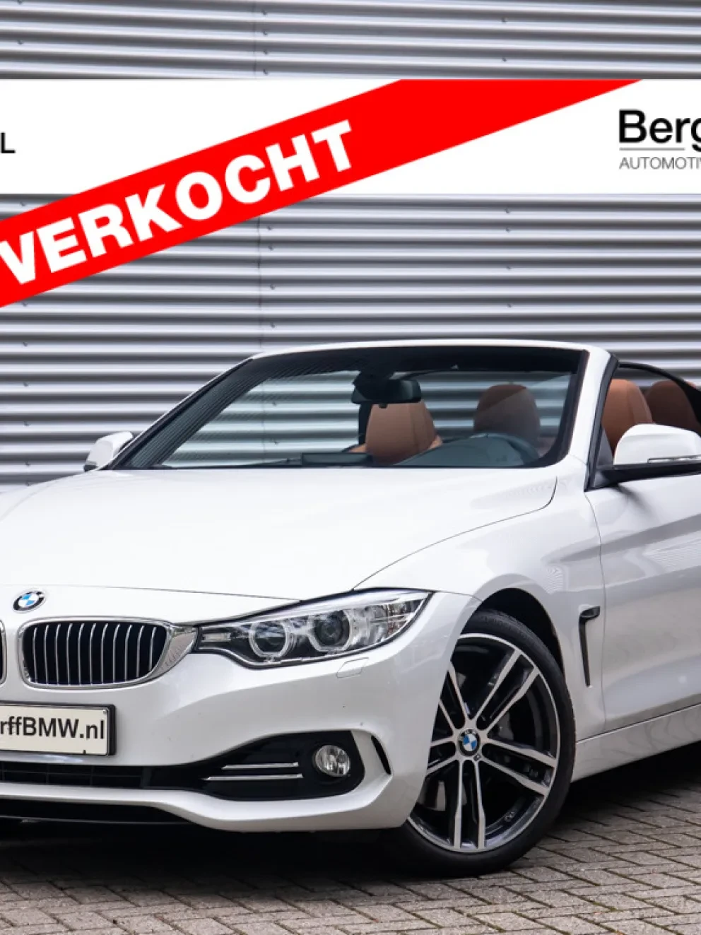 BMW 435i Cabrio High Executive Mineralweiss Luxury Sportstoelen F33 Bergwerff