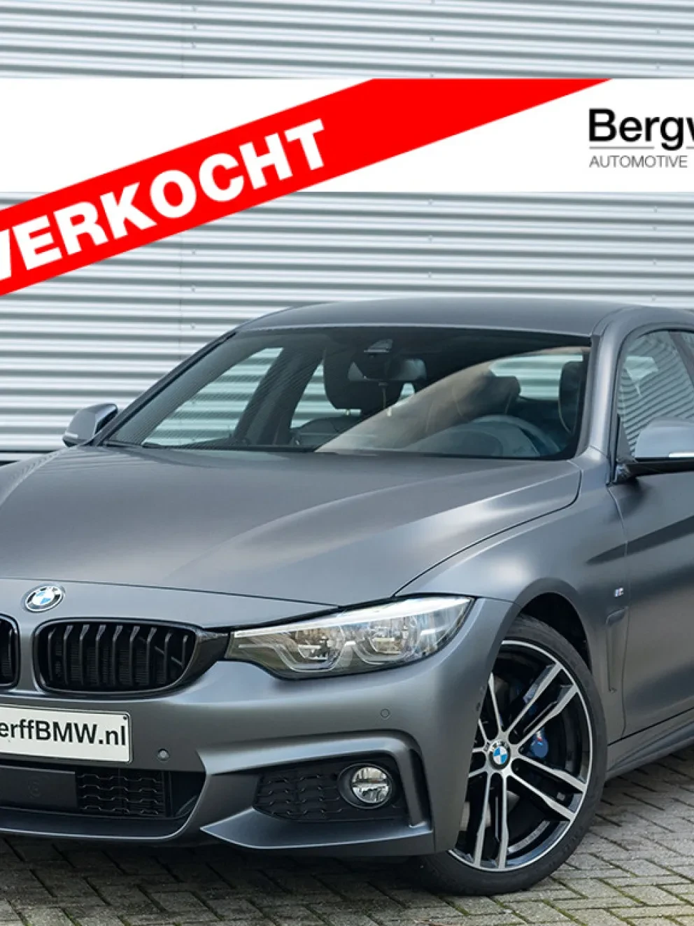 BMW 440i Gran Coupé High Executive M-Sport Frozen Dark Grey Individual F36 Bergwerff