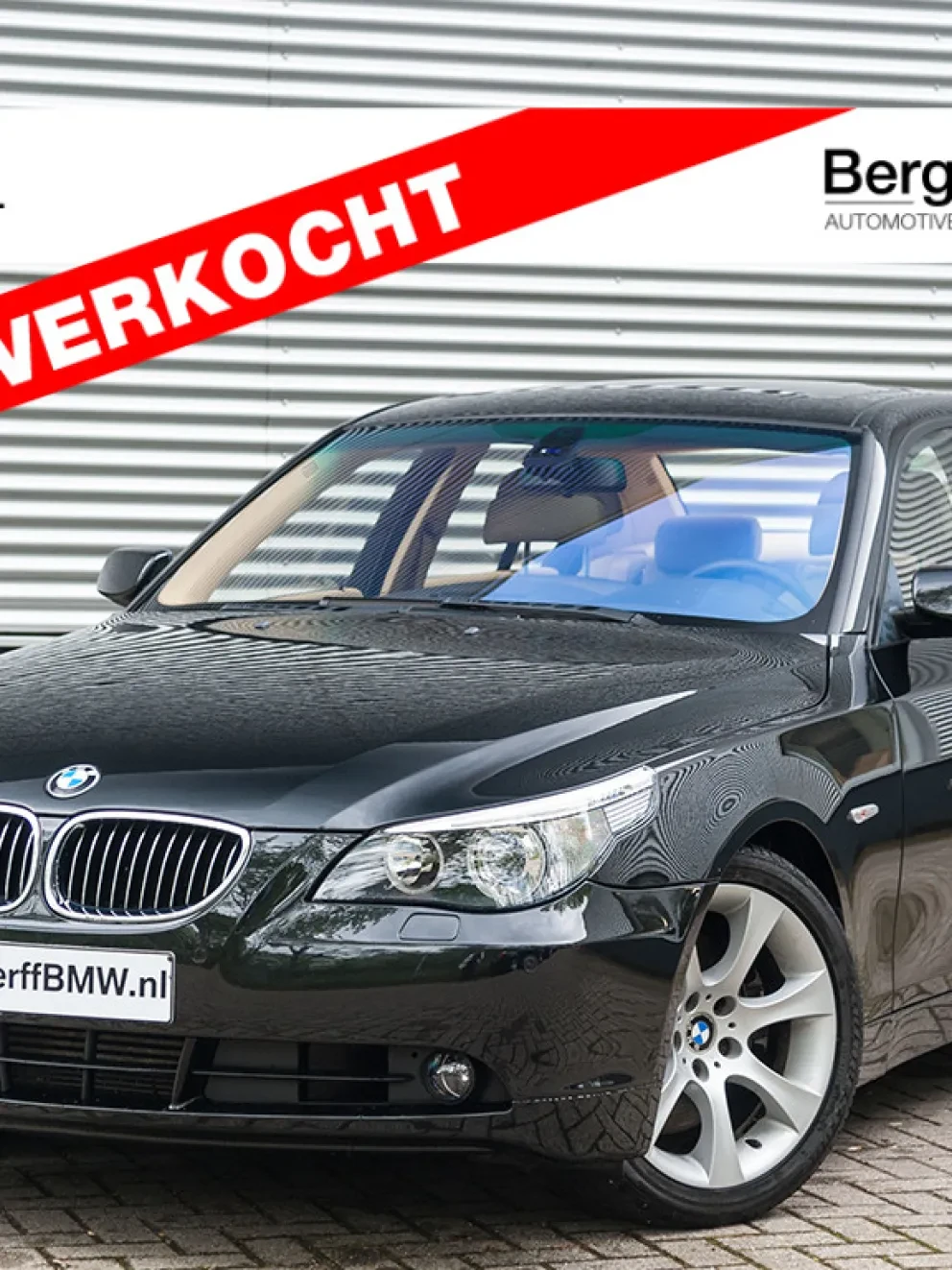 BMW 545i Youngtimer Blacksafier Leder Nasca Beige - Dunkelbeige E60 Bergwerff 