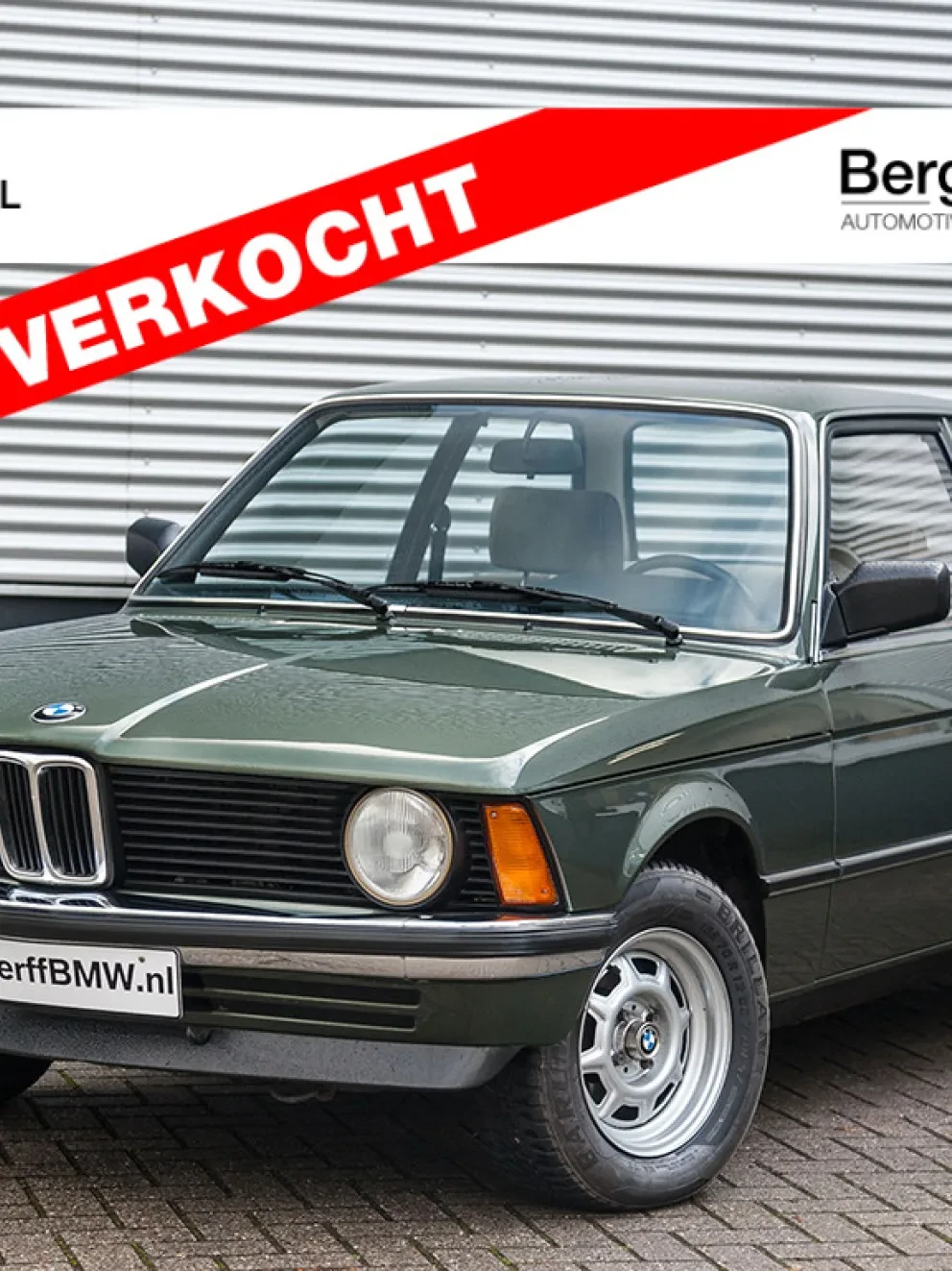BMW E21 315 Oldtimer Handgeschakeld Zypressen Grün Metallic 1982 Bergwerff Classic
