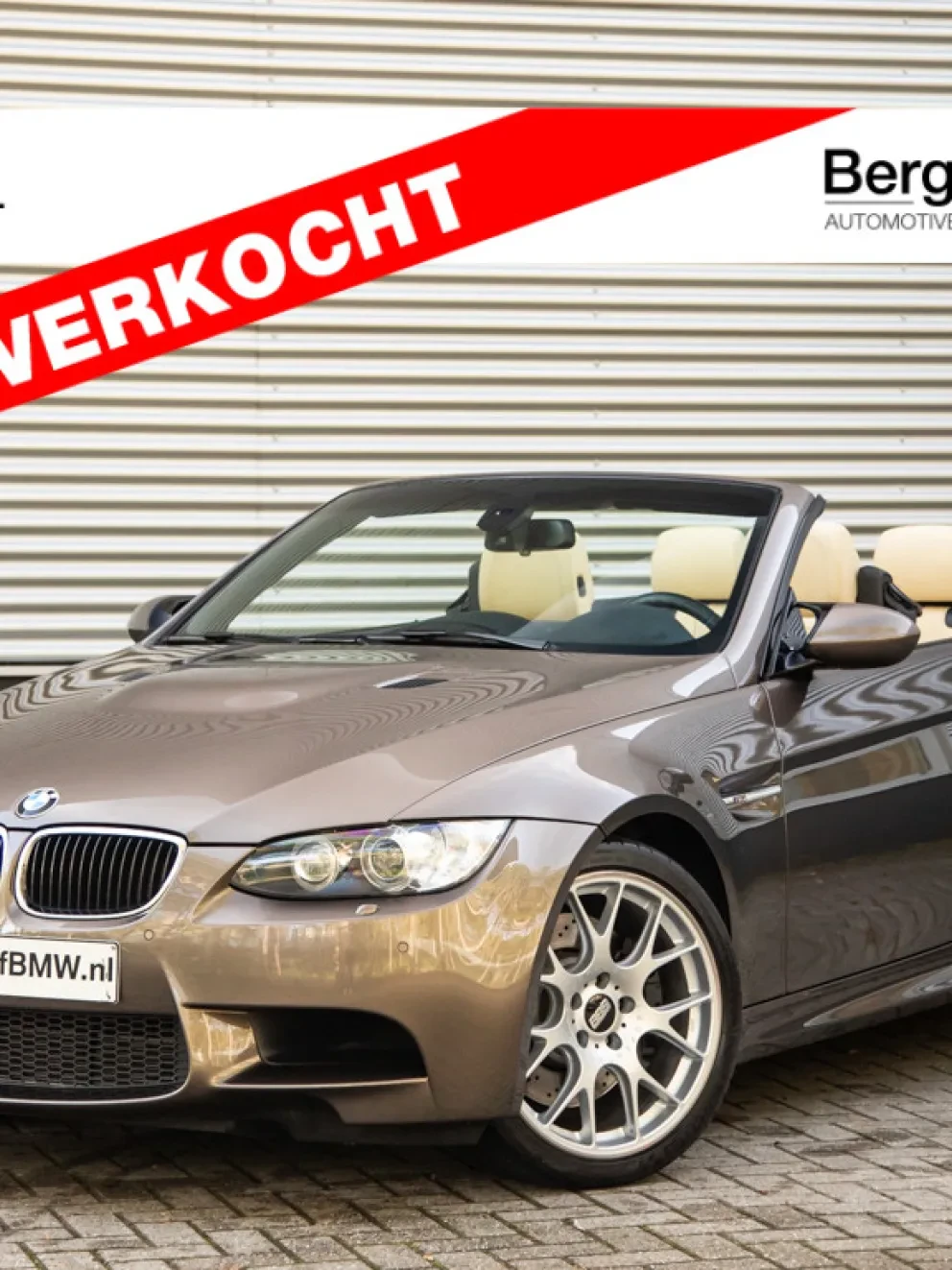 BMW E93 M3 Cabrio DCT Sepang Bronze Individual Uitgebreid lederen bekleding 2013