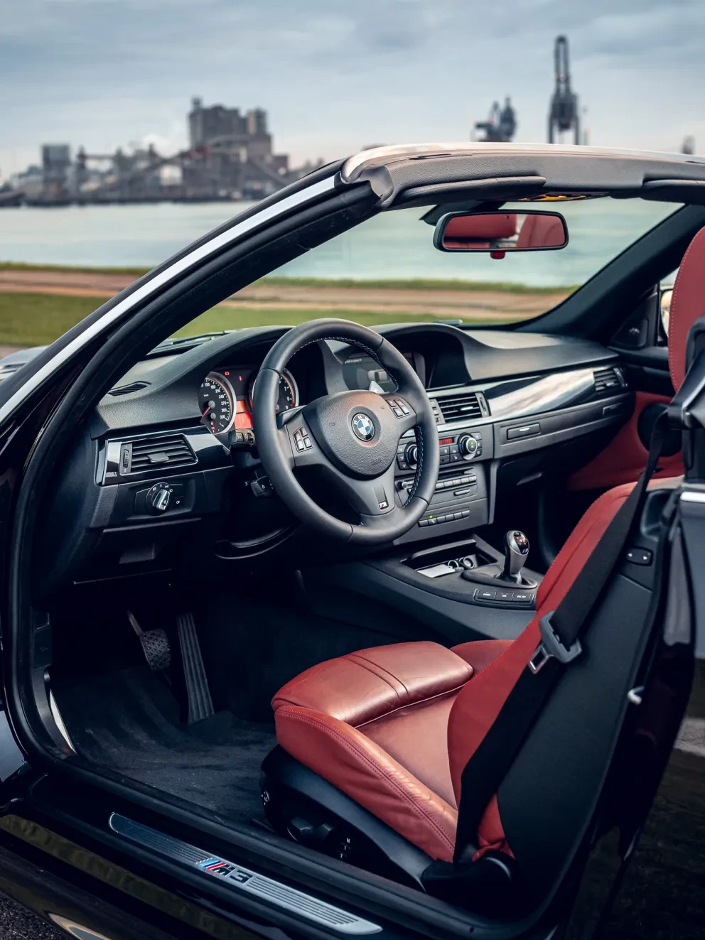 BMW E93 M3 Cabrio Individual Ruby Black Rubinschwarz Metallic Leder Novillo Fuchsrot 2010