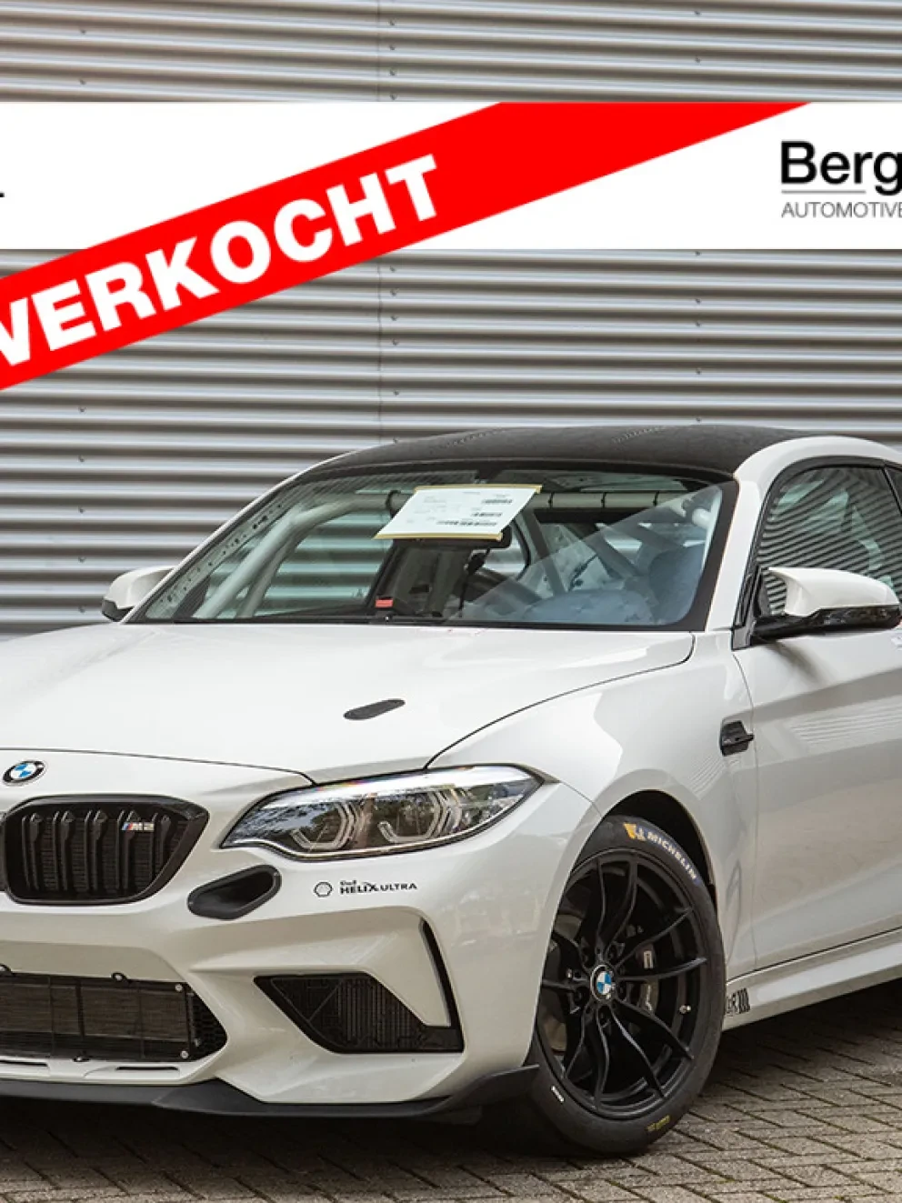 BMW M2 CS Racing OHNE POLSTERUNG Manual Alpin Weiss Bergwerff