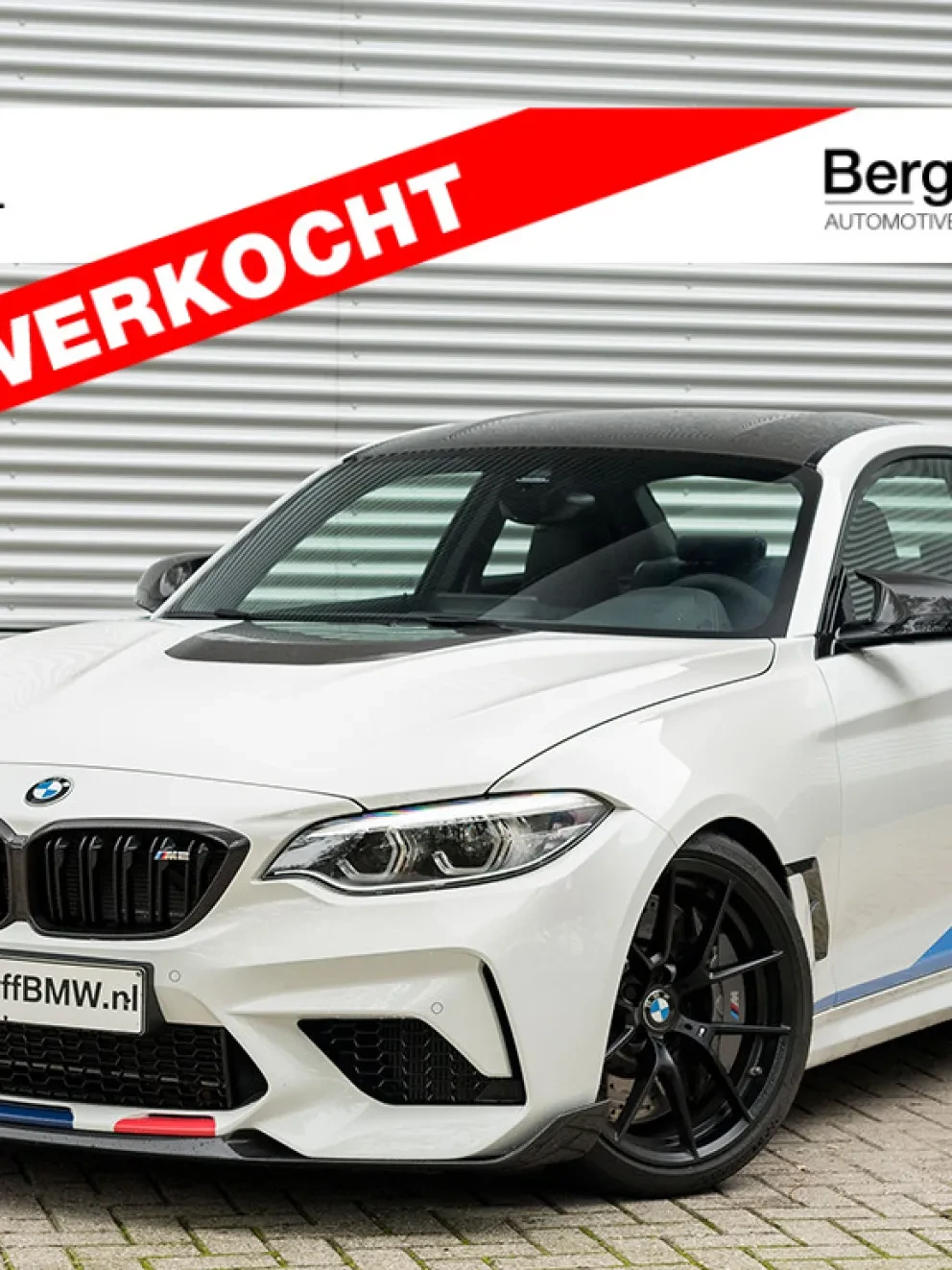 BMW M2 Competition DCT Full M Performance Alpin Weiss Leder Dakota geperforeerd Schwarz Bergwerff