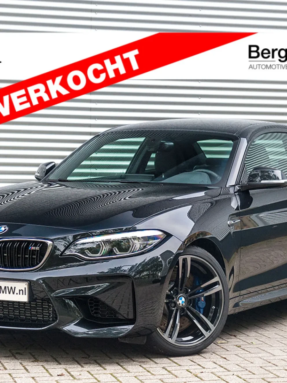 BMW M2 DCT F87 2018 Facelift Leder Dakota Schwarz Kontraststeppungblau Bergwerff