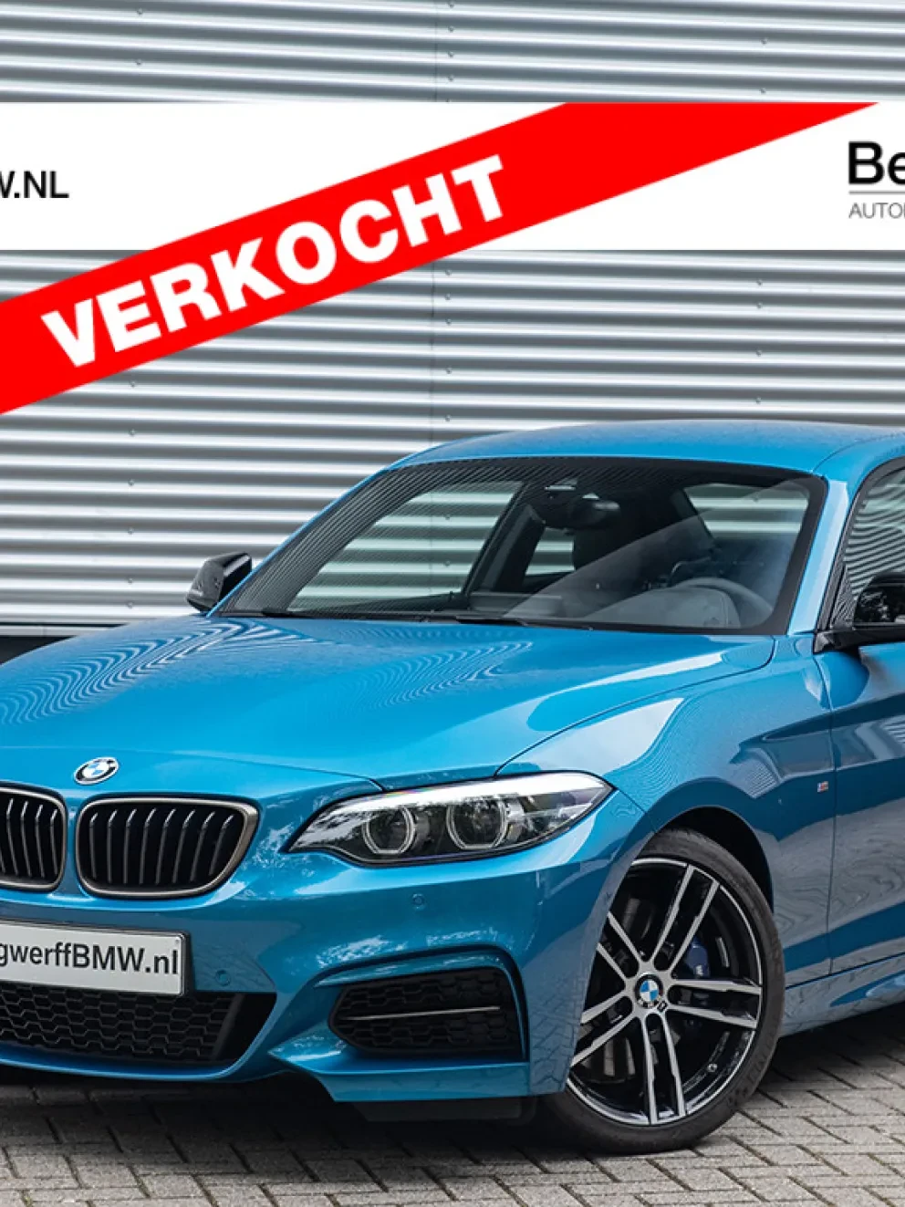 BMW M240i Long Beach Blue F22 Bergwerff
