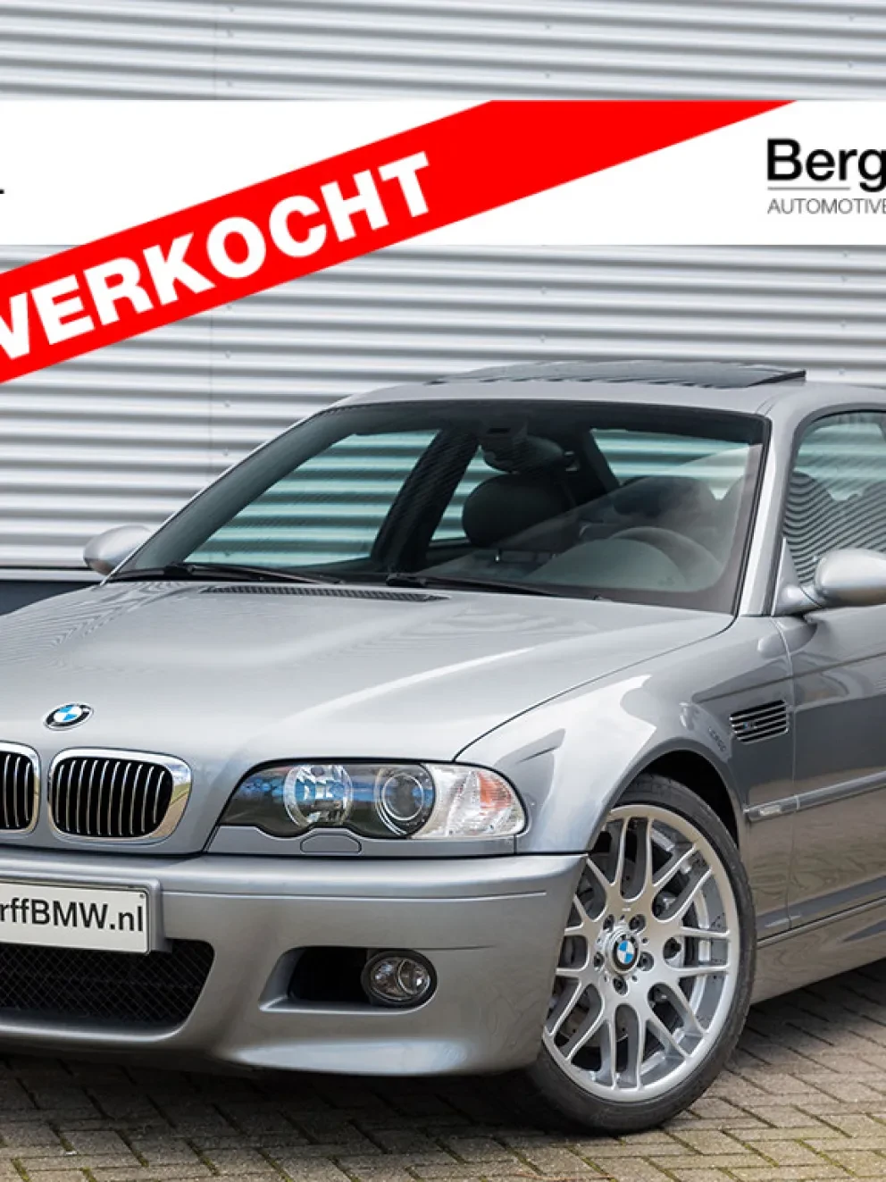 BMW M3 Competition Coupe E46 Silver gRey Metallic Nappa schwarz leder 2005 Semi-automaat SMG