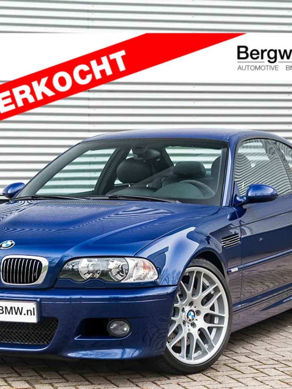 BMW M3 Competition Interlagos Blue pearl manual E46 M3 Coupe Bergwerff