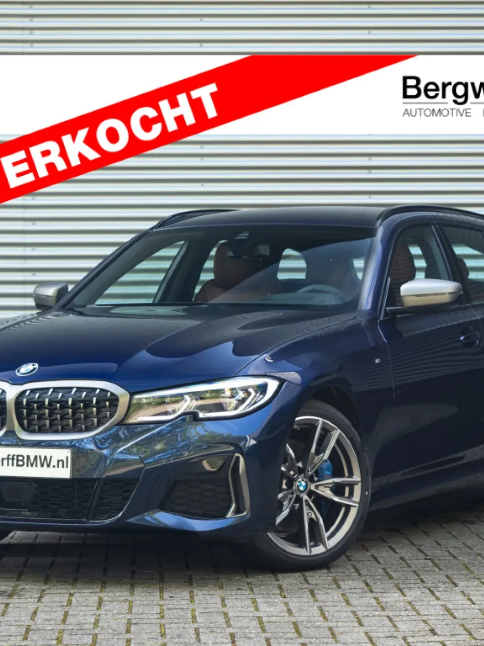 BMW M340i Touring G21 Individual Tansanitblau II Metallic Individual volleder Merino Tartufo Bergwerff