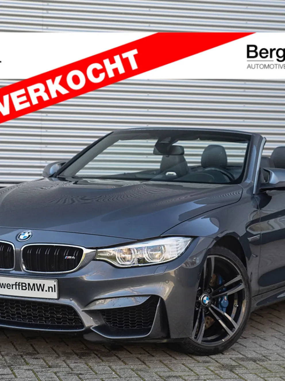 BMW M4 Cabrio DCT Mineralgrau Metallic Volleder Merino Schwarz F83 Bergwerff