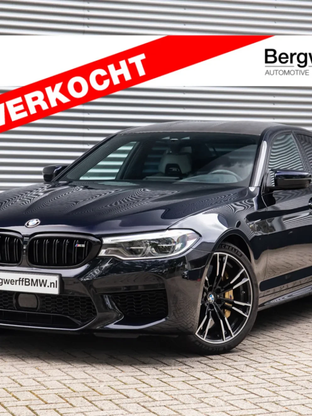 BMW M5 Sedan Carbon Brakes Akrapovic Volleder Merino Silverstone II Azuritschwarz F90 Bergwerff