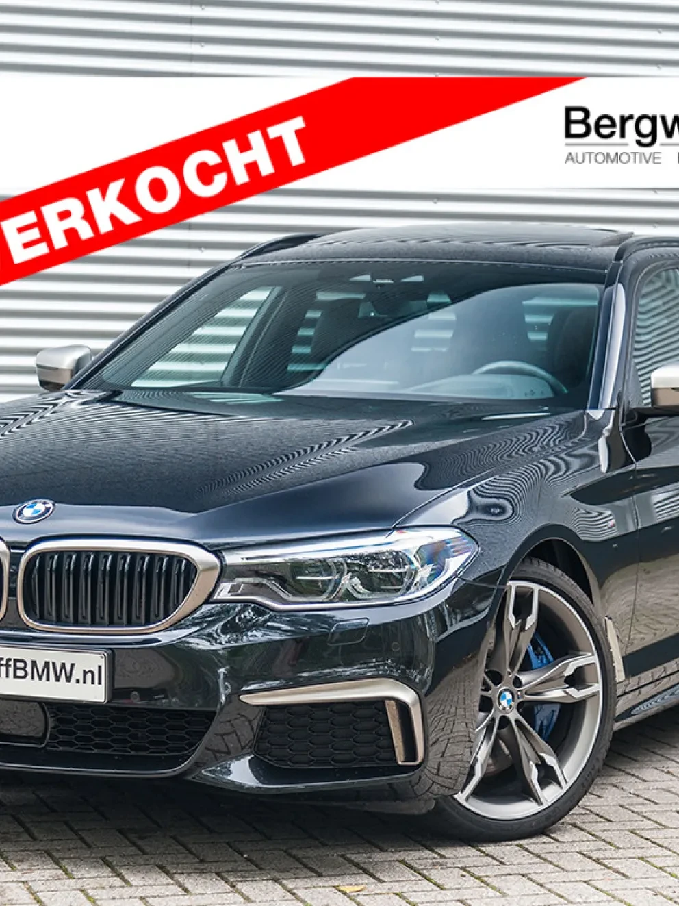 BMW M550d Touring G31 Exklusivleder Nappa Mokka Saphir Zwart 2018 Bergwerff