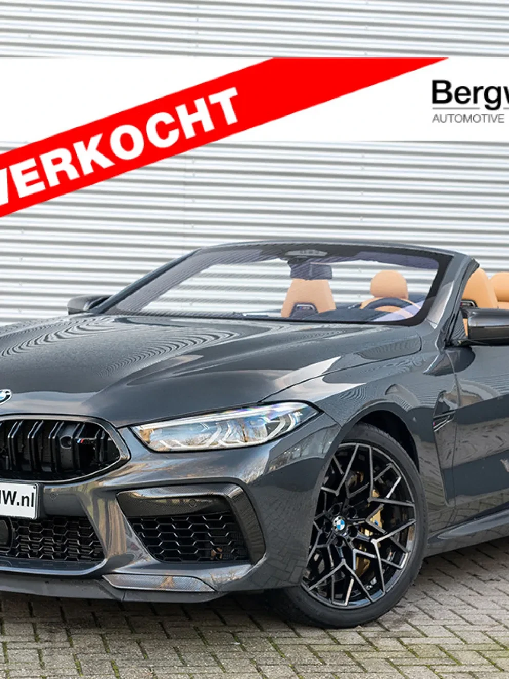 BMW M8 Competition Cabrio F91 Brands Hatch Grau Metallic Volleder Merino Midrand Beige Bergwerff