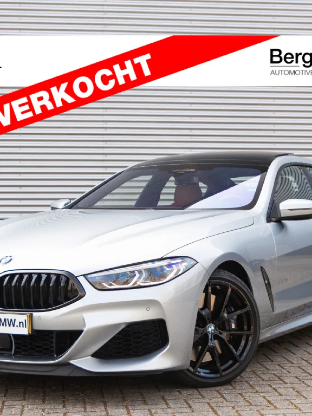 BMW M850i Gran Coupe Individual Pure Metal Silver G16 Individual Vollederen bekleding Merino Cognac