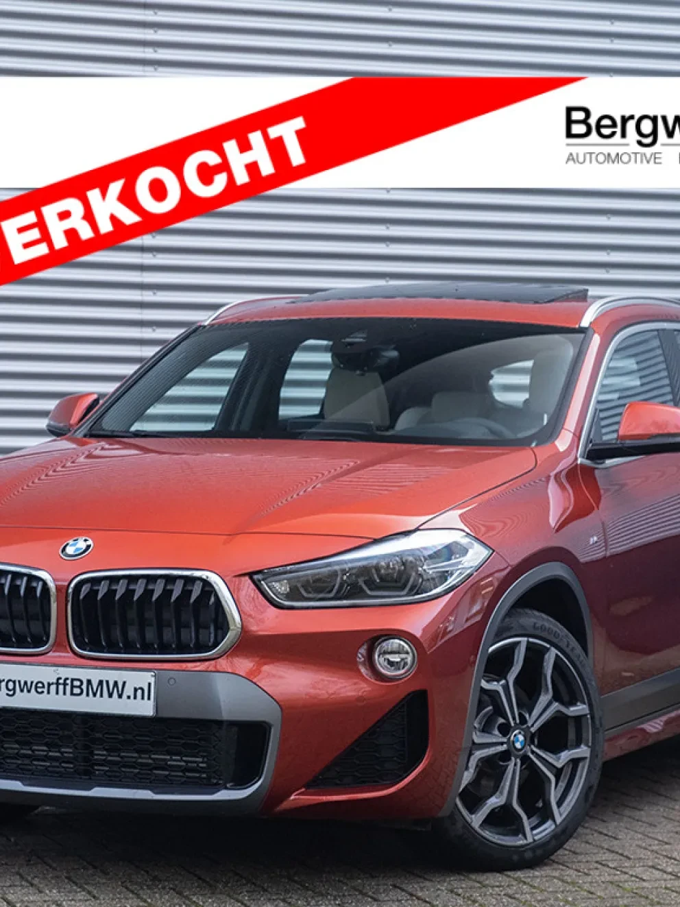 BMW X2 Sunset Orange F39 Small SUV  Dakota Oyster leder Bergwerff Gorinchem
