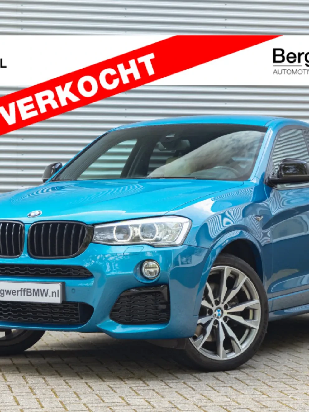 BMW X4 M40i F26 Long Beach Blue Nevada Elfenbeinweiss leder SUV 2016 Bergwerff