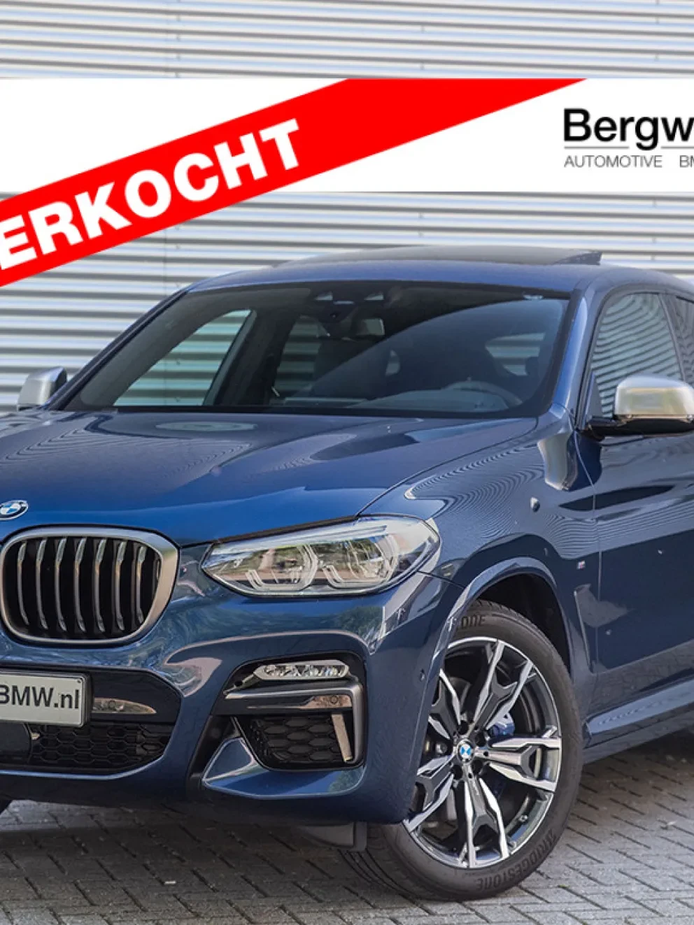 BMW X4 M40i Phytonicblau Harman Kardon Panoramadak Leder Vernasca Schwarz G02 Bergwerff