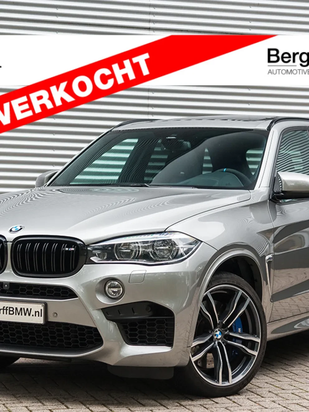 BMW X5 M Donington Grau Metallic Volleder Merino Schwarz F85 2016 SUV Bergwerff