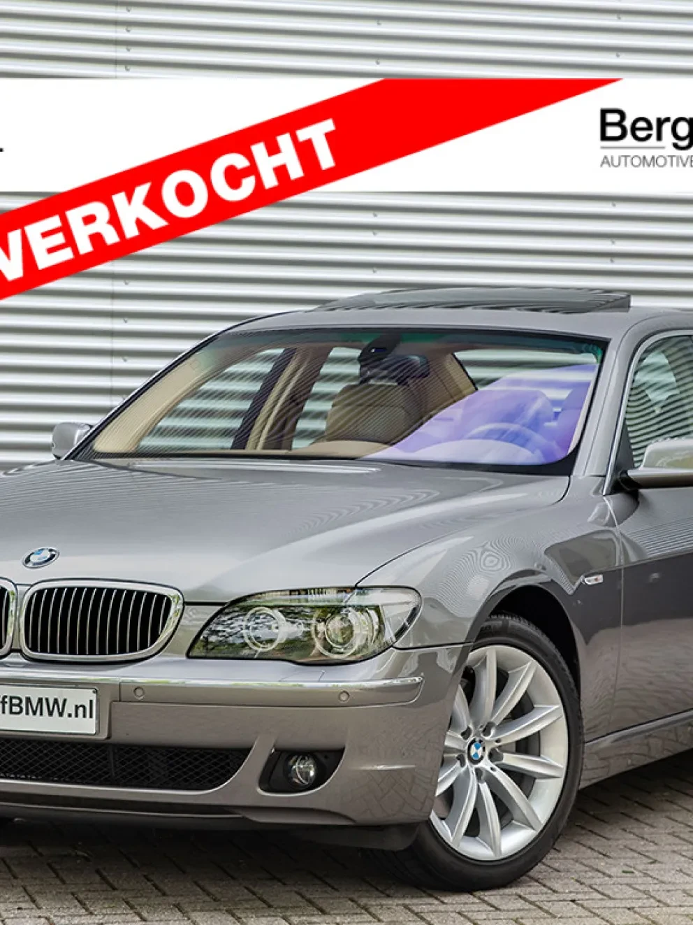 BMW Youngtimer 750i Sterling Pearl Gray Metallic Nasca Beige leder E66 Bergwerff