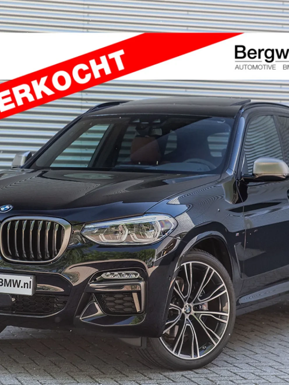 BWM X3 M40i G01 BMW Individual uitgebreid lederen bekleding Tartufo stiksel Schwarz SUV Bergwerff