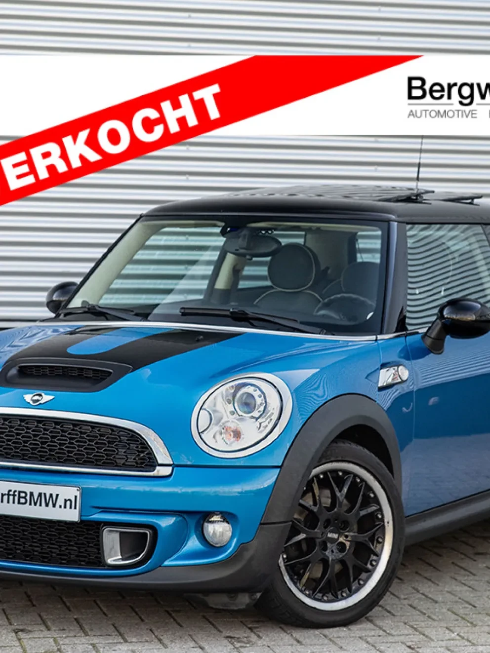 MINI Cooper S Chili 1.6 Leder Schuif-kanteldak Harman Kardon Laser Blue R56 Bergwerff