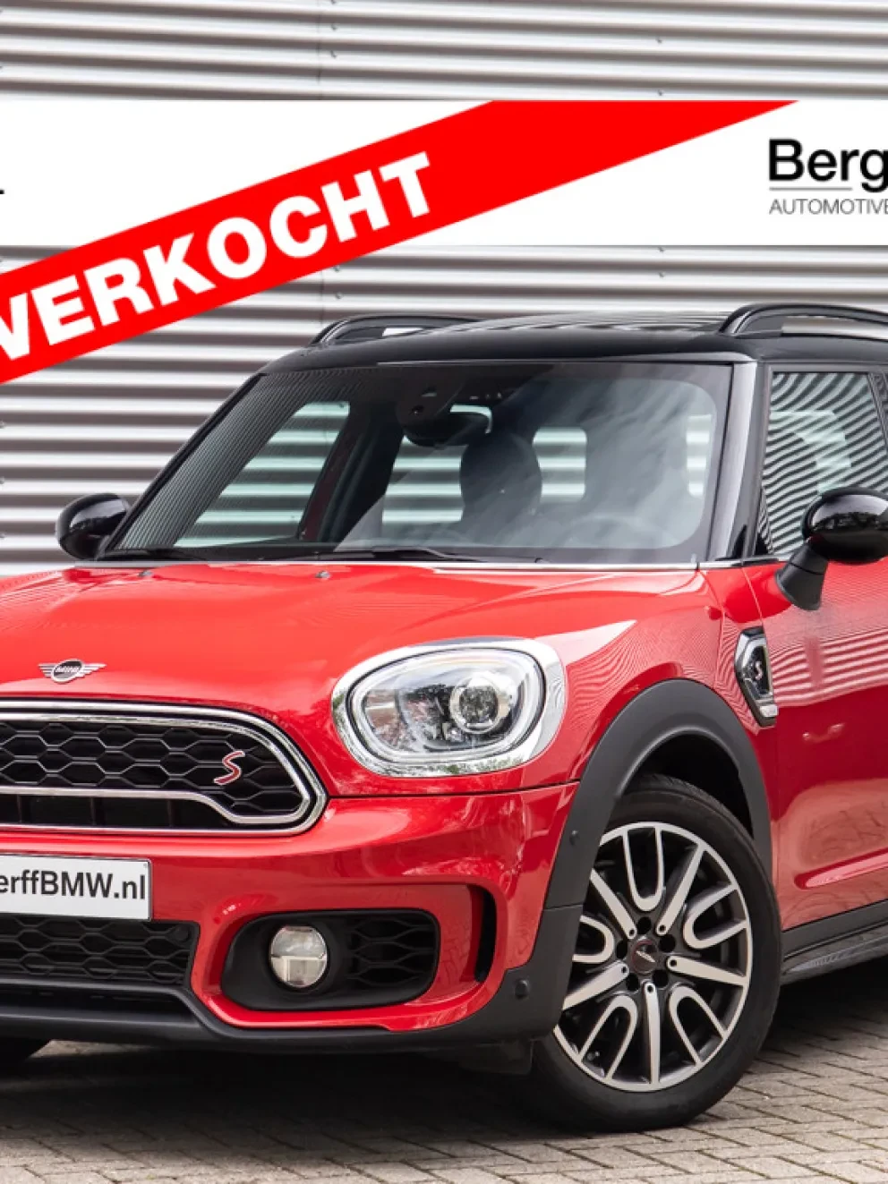 MINI Countryman Cooper S Knightbridge Chili red MINI Yours leer lounge Carbon Black