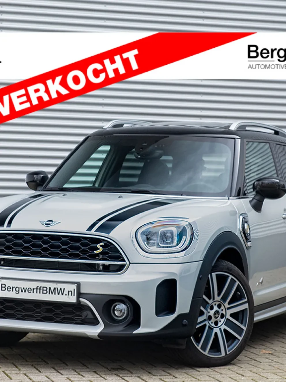 MINI Countryman SE Facelift F60 White silver MINI Yours leer lounge carbon Black ALL4 bergwerff