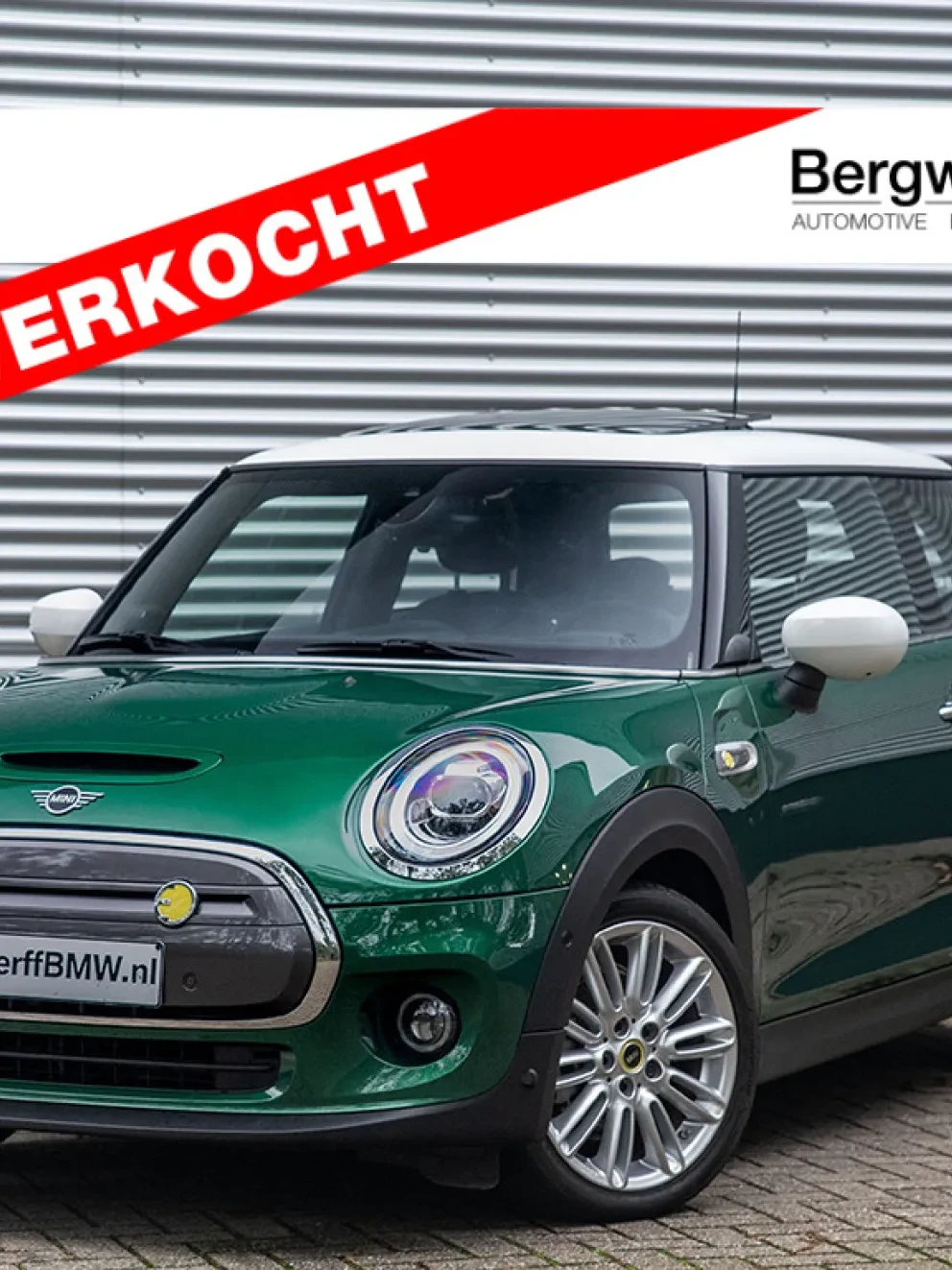 MINI Electric Britisch Racing Green Mini Yours leder F56 Hatchback Bergwerff