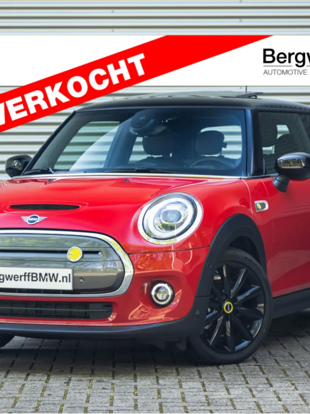 MINI Electric Yours Chili red Yours leer lounge carbon black F57 Cooper SE Bergwerff