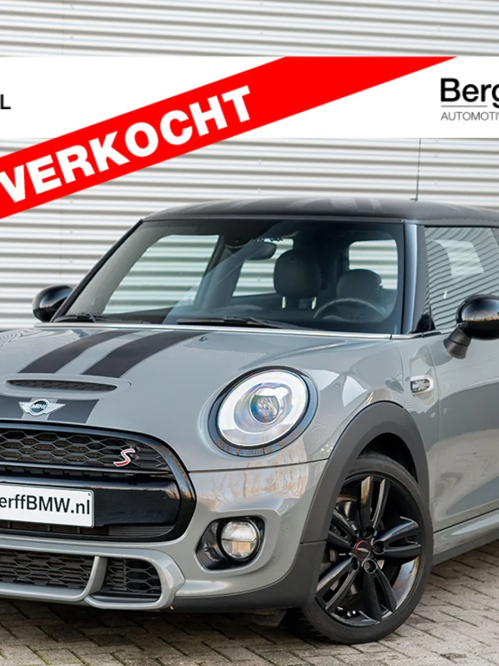 Mini Cooper S 2.0 Chili Moonwalk Grey Leder Cross Punch Carbon Black F56 Bergwerff