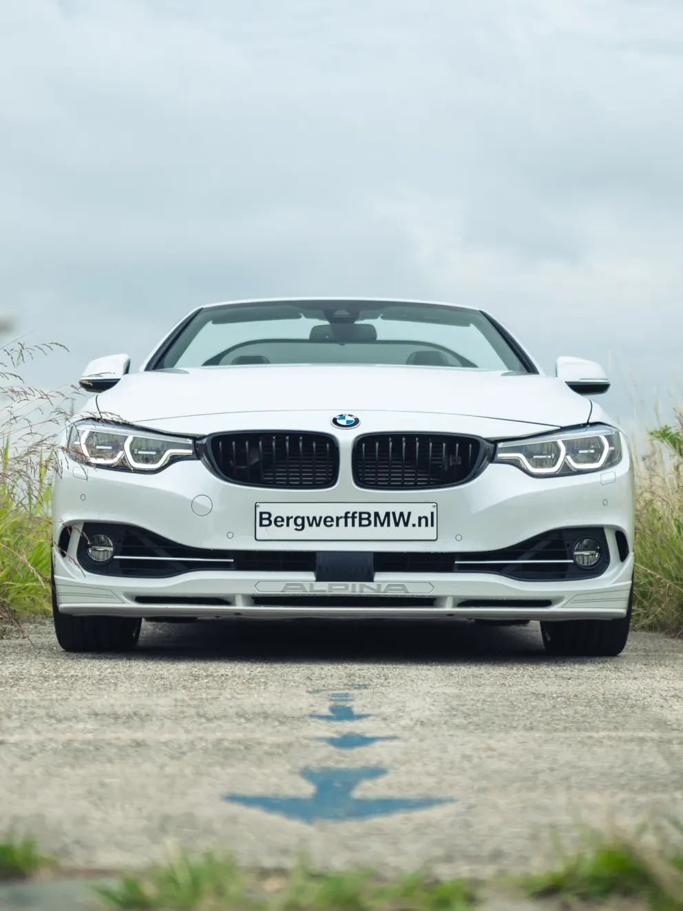 ALPINA B4 S Cabrio Bi-Turbo BMW Individual leder Schwarz F33 Mineralweiss Metallic