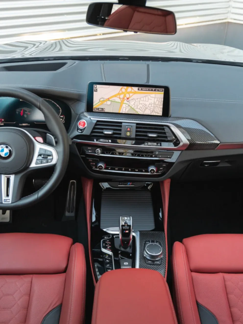 BMW X3 M Competition SUV F97 Leder Merino Sakhir Orange Schwarz Donington Grau Metallic