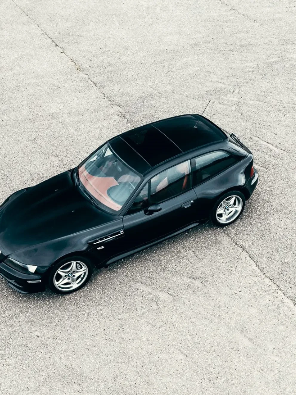 BMW Z3 M Coupe E36 handgeschakeld Manual Cosmos Black Pearl Metallic Leder Nappa Kyalami orange