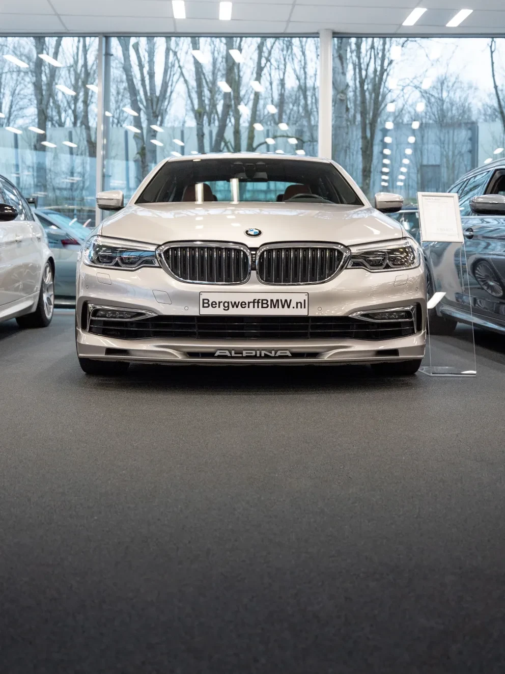 ALPINA B5 Bi-turbo sedan G30 Rhodonitsilber BMW Individual vollederen bekleding Tartufo 2019