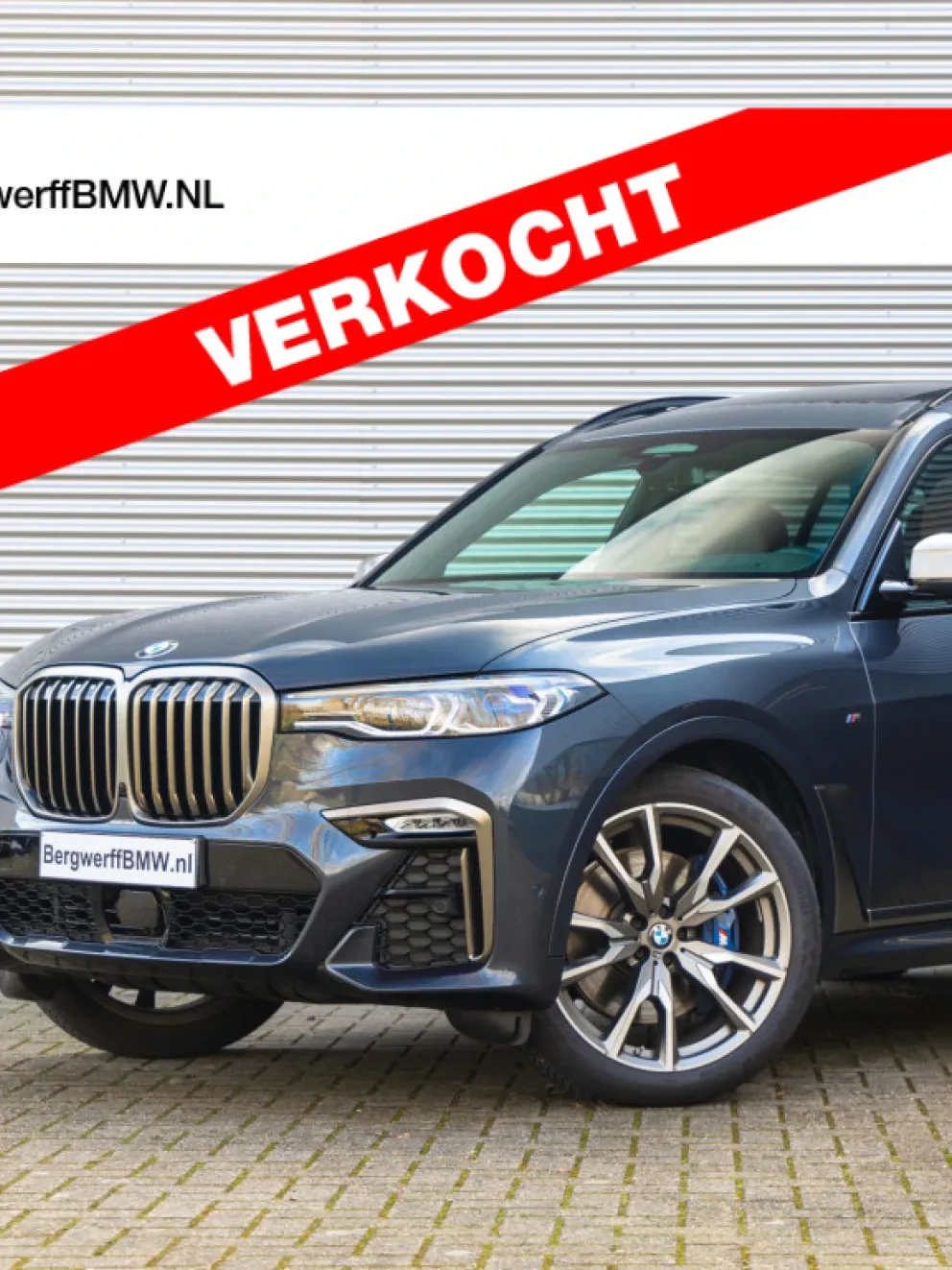 BMW X7 M50i 7-zits BMW Individual volleder Merino Arcticgrau metallic C27 G07 Bergwerff
