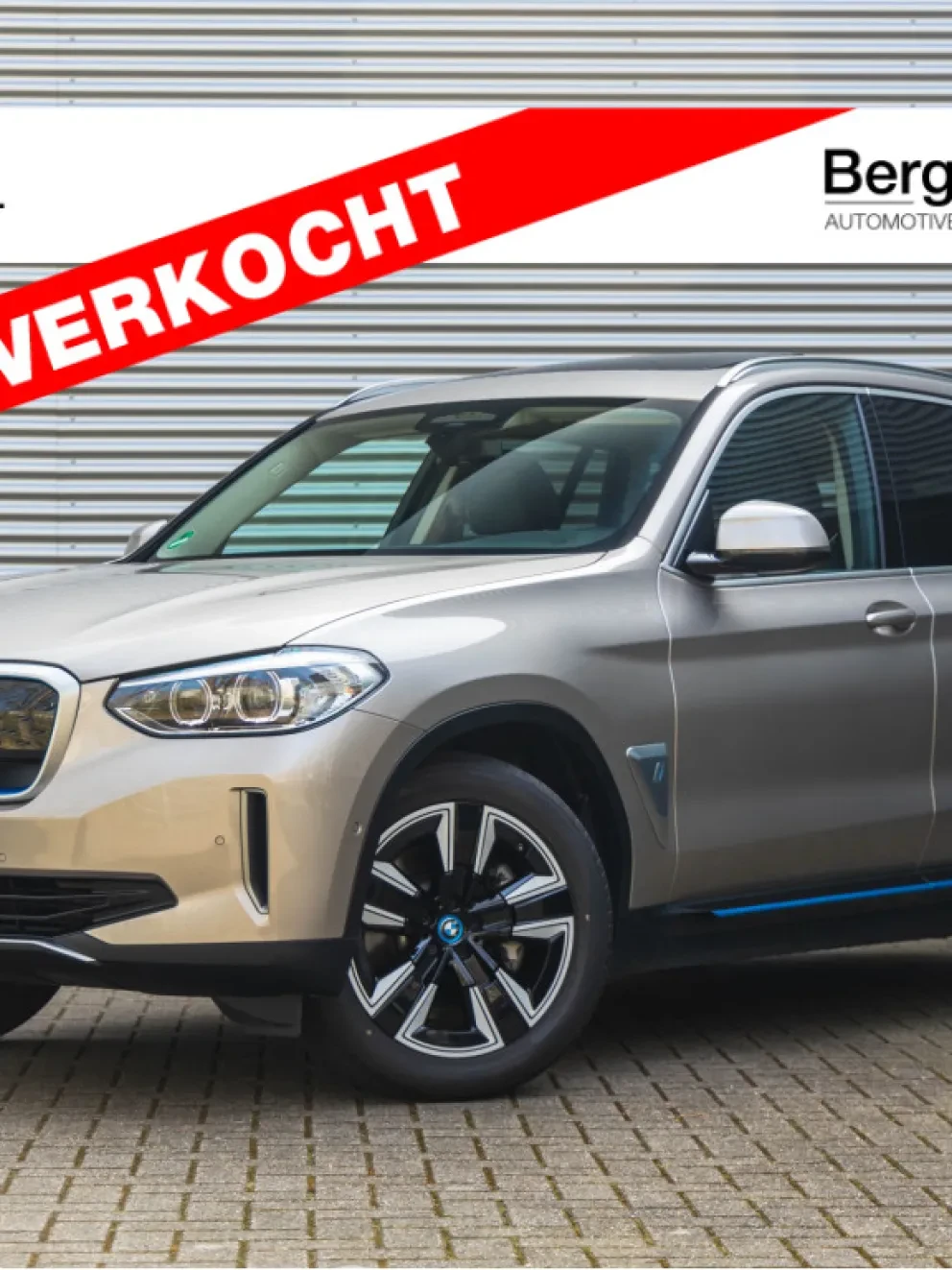 BMW iX3 Cashmere Silver Metallic Leatherette Schwarz Dekorsteppung G08 SUV Kaschmirsilber