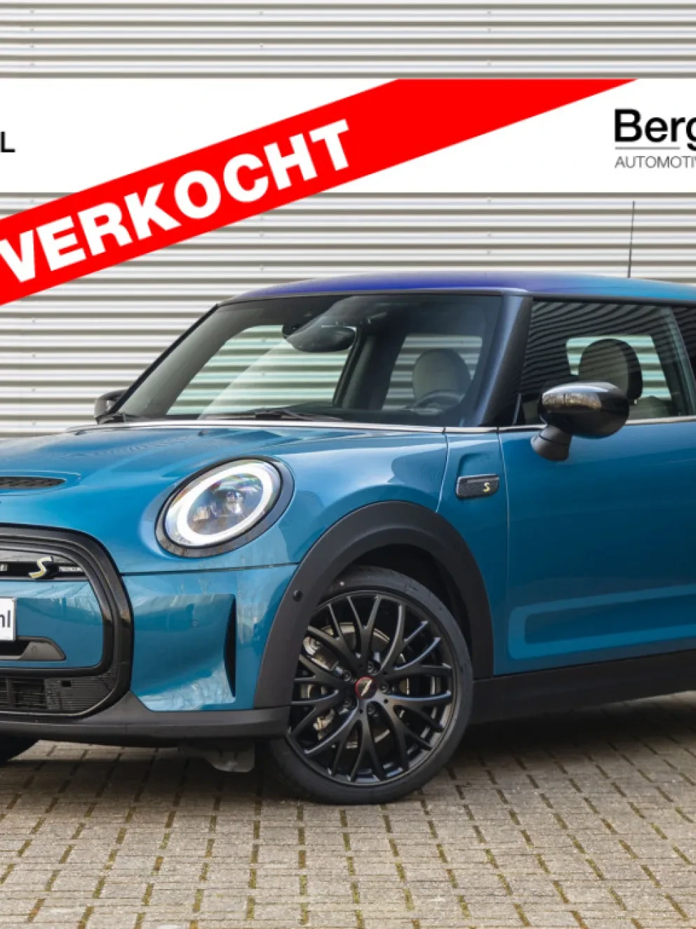 MINI Electric F56 Island Blue Stoff Leatherette combinatie Black Pearl Light Grey Hatchback