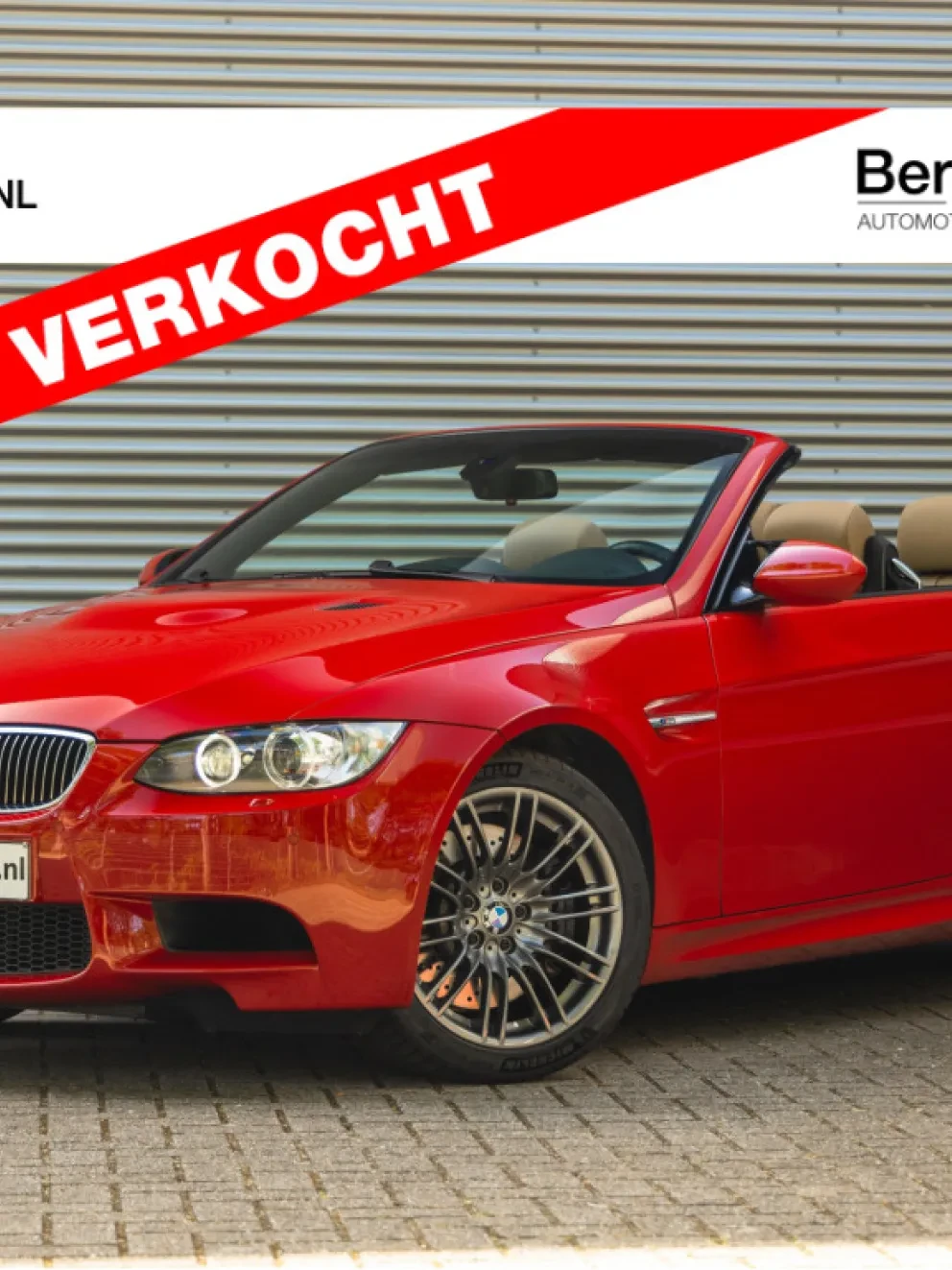 BMW E93 M3 Cabrio Melbourne Red Pearl Leder Novillo Bambusbeige Classic