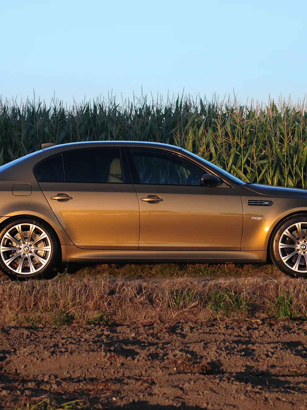 BMW 5-serie E60 M5 SMG Invidual Messing Metallic 2-Hand Lagerschalen 