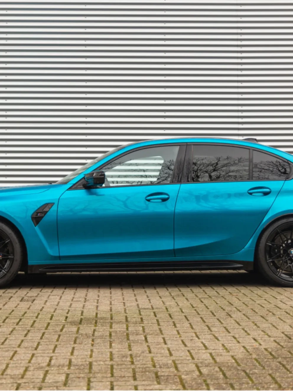 BMW M3 Competition G80 Individual Special Request Atlantis Metallic Volleder Merino Schwarz