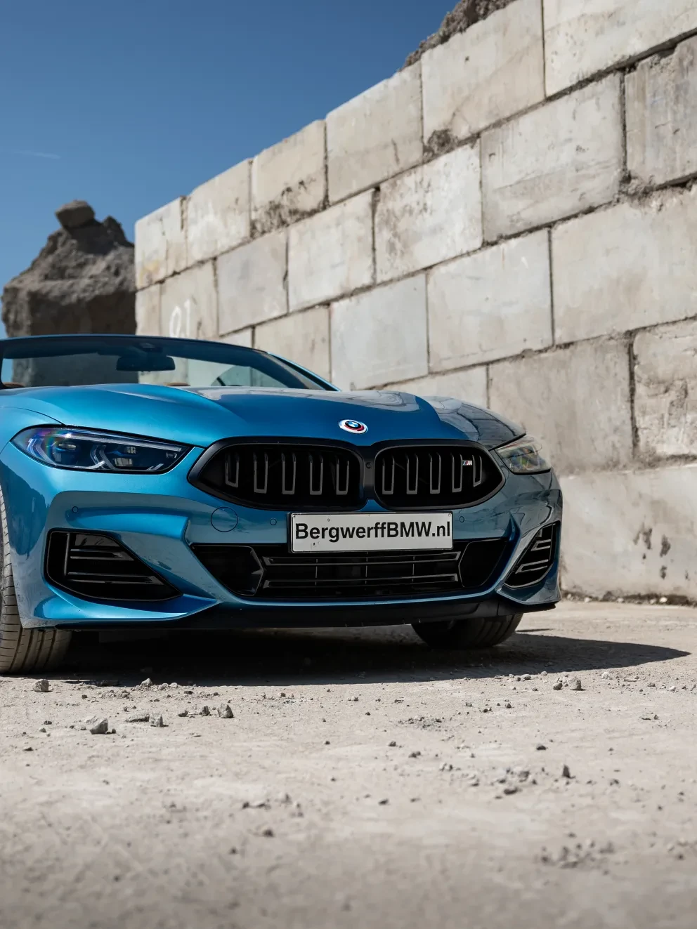 BMW M850i Maldives Blue individual Cabrio bergwerff Gorinchem