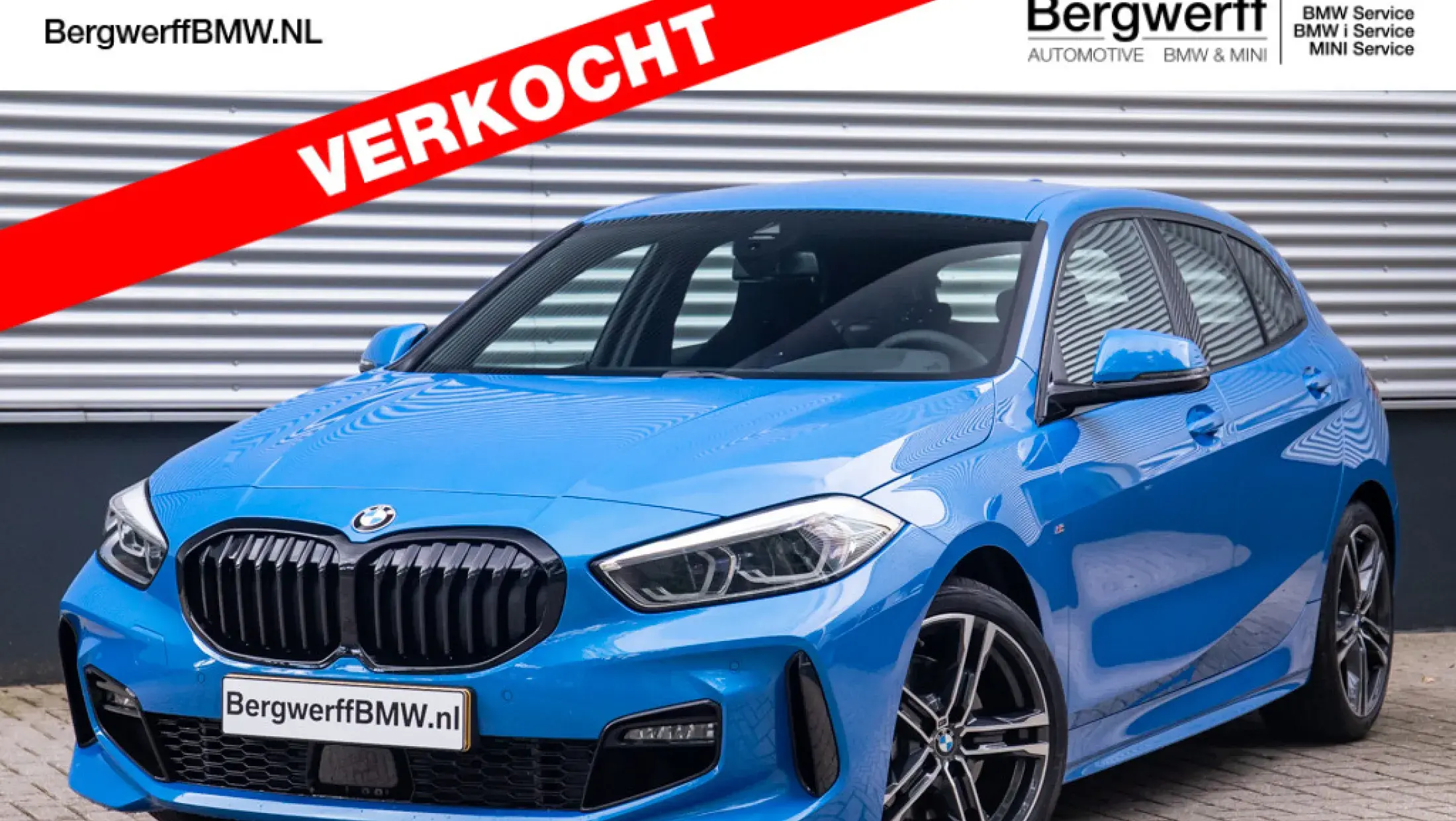 BMW 118i Minsano Blau Hatchback F40 M Sport Harman Kardon 2020 Bergwerff