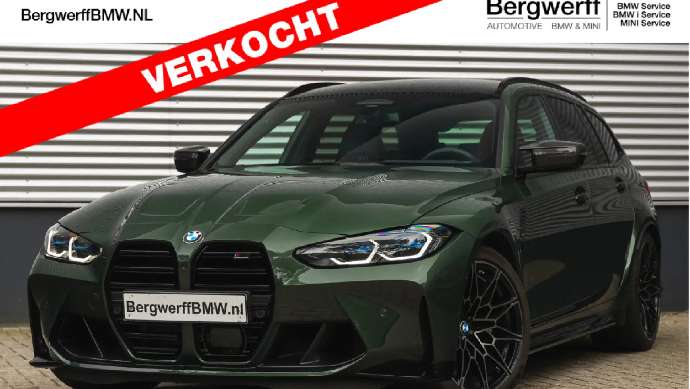BMW M3 Competition Touring Individual Malachitgrun G81 Individual volleder Merino Tartufo